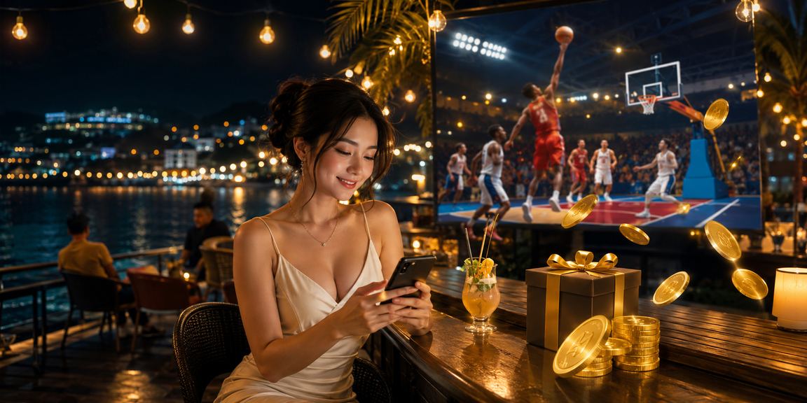 Khung cảnh bãi biển Đà Lạt cùng cá cược bóng rổ
