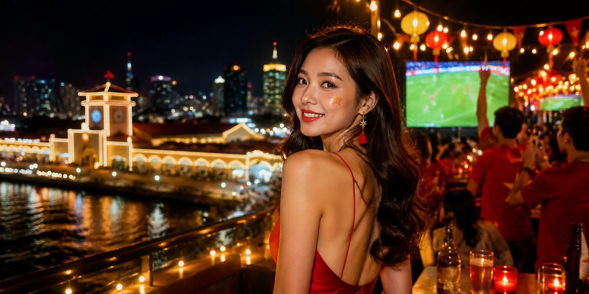 Người chơi cá cược bóng đá tận hưởng không gian biển Hồ Chí Minh